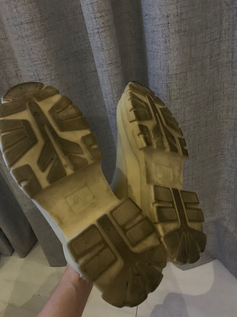 Waterproof zara boots with soft lining on Carousell
