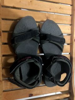 World Balance Velcro-stap sandals gray