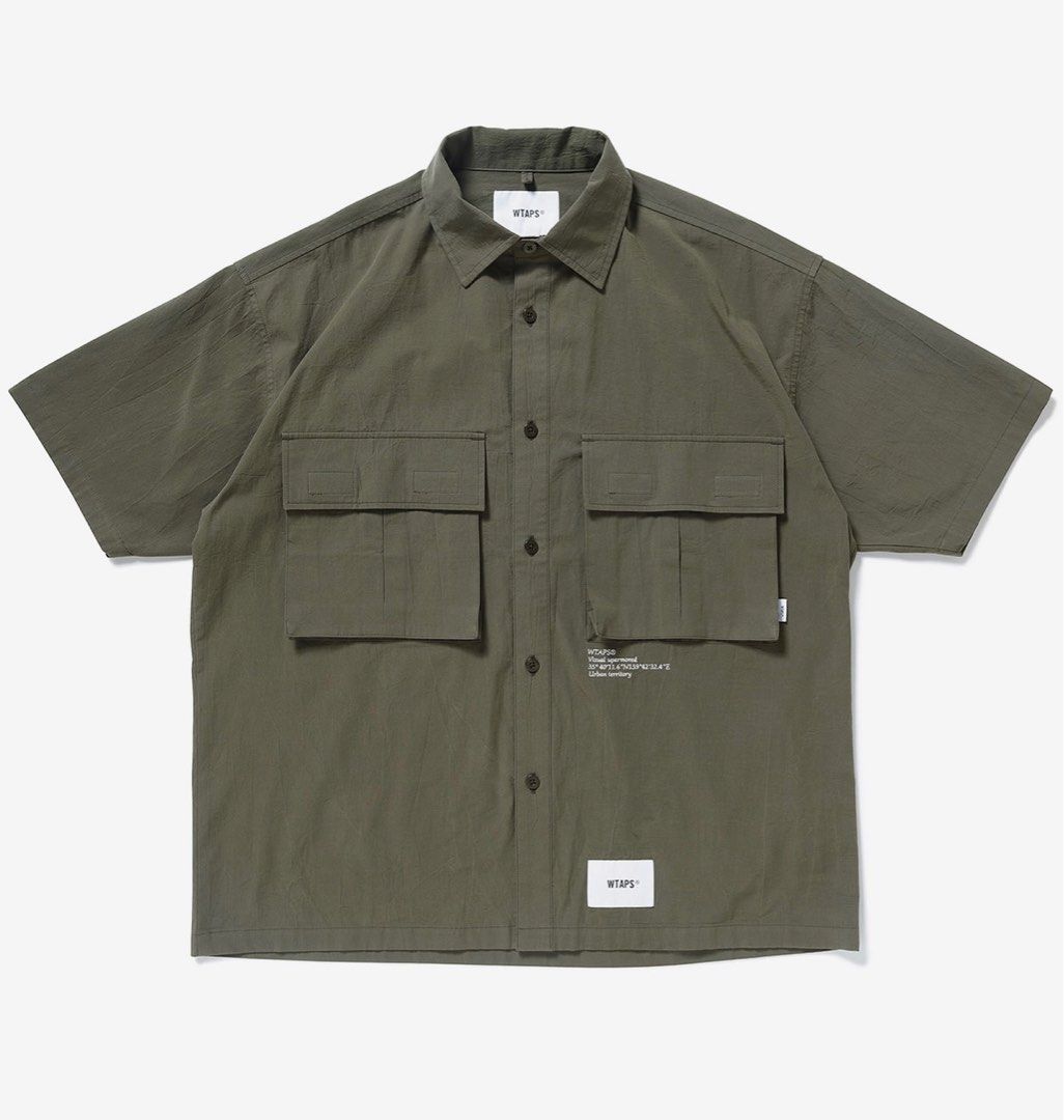 WTAPS 22SS EXP / SS / COTTON. WEATHER - OLIVE DRAB S (Brand New