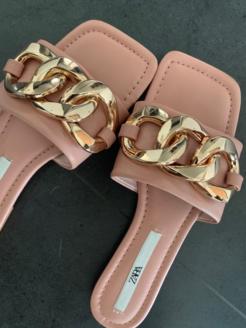 Chain sandals zara sale