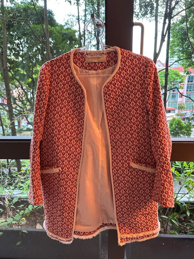 Red and online white coat