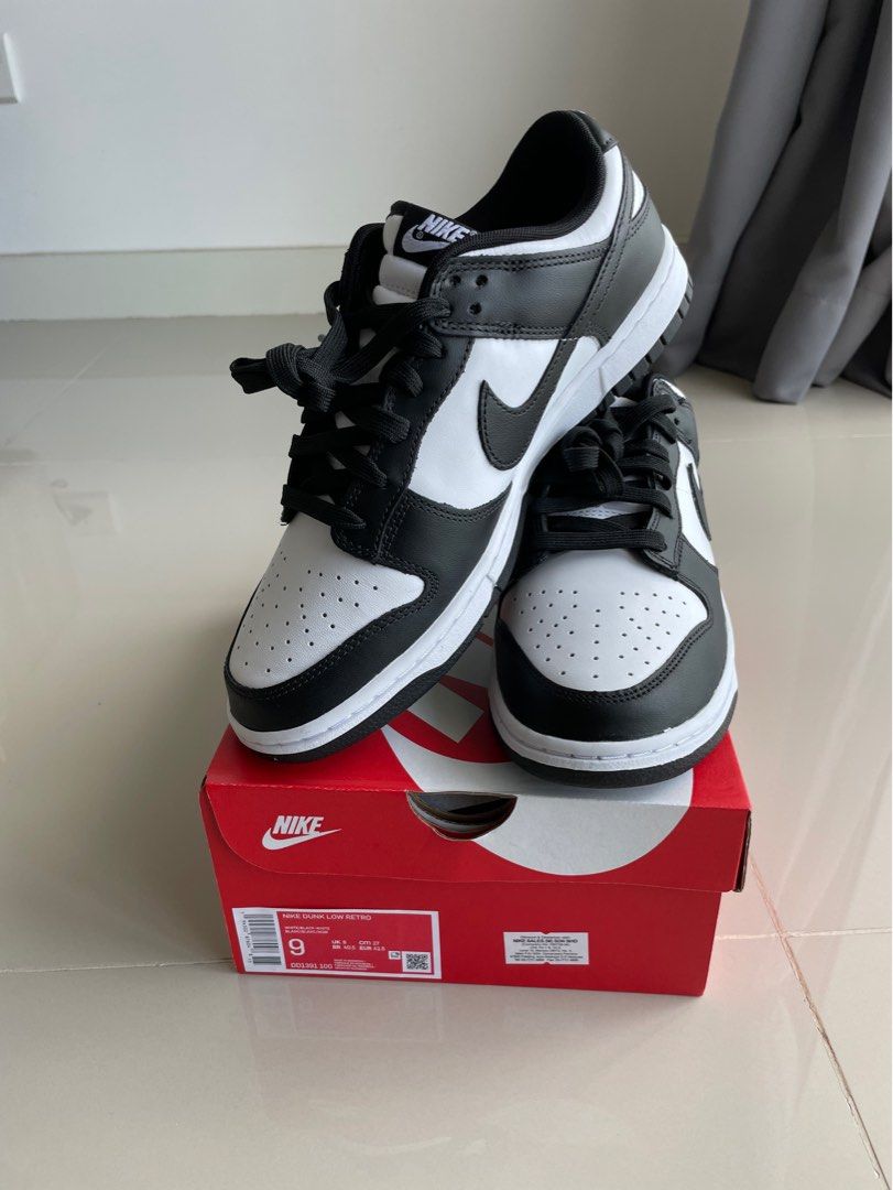 100 Authentic Nike Dunk Low Panda, Men's Fashion, Footwear, Sneakers
