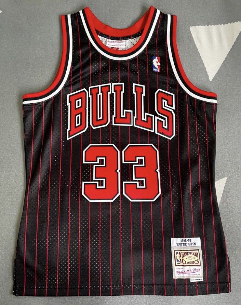 100 authentic scottie pippen mitchell and ness bulls nba