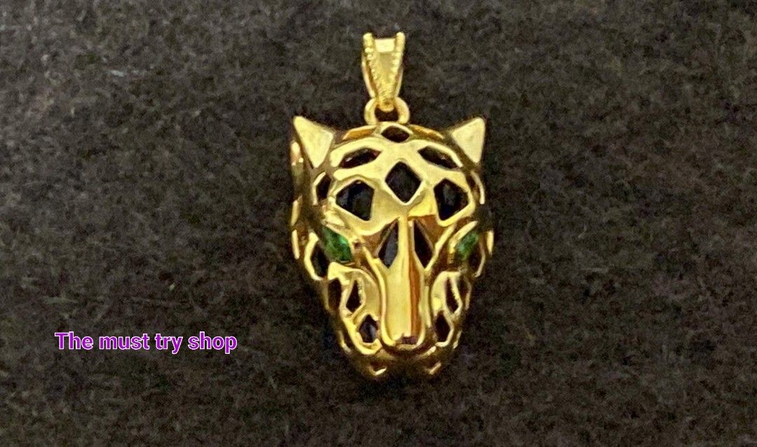 Panther shop pendant gold