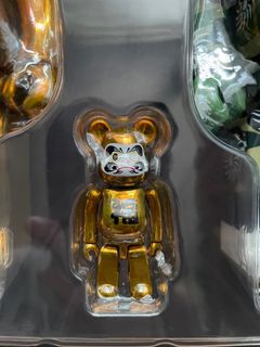 罕) KITH Bearbrick PYRE 400% 100% Be@rbrick Christmas Red 紅色