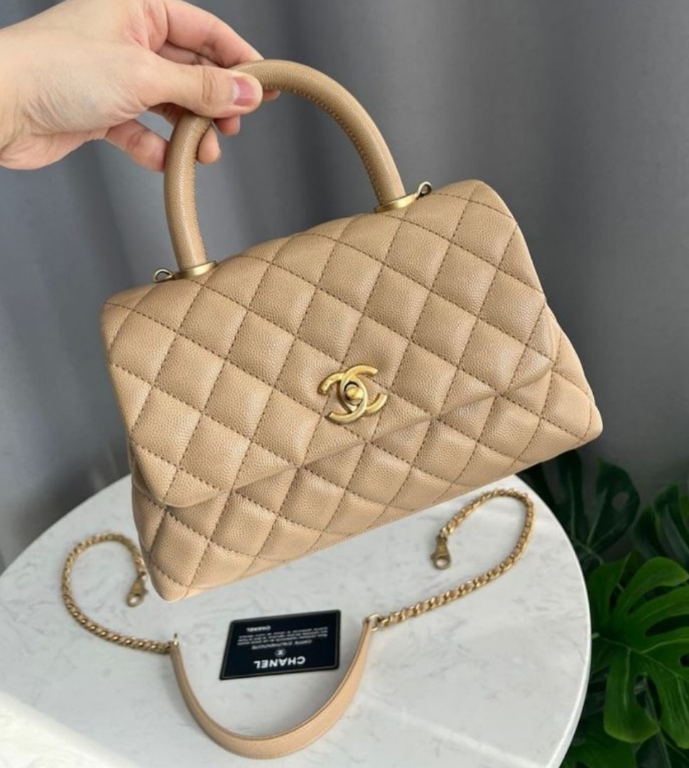 2023 SALE! AUTH. CHANEL COCO TOP HANDLE SMALL GHW, Luxury, Bags & Wallets  on Carousell