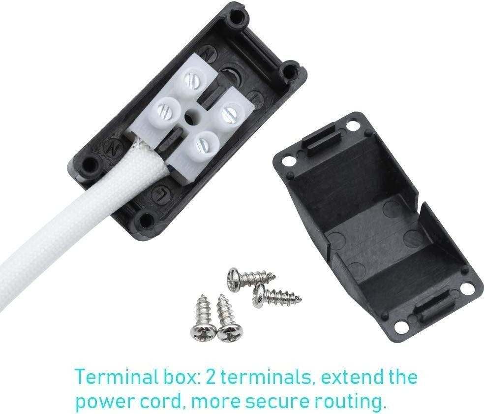 [2558] BlueXP 8 Pack GU10 Lamp Holder 2A 250V GU10 Ceramic Lamp Bases ...