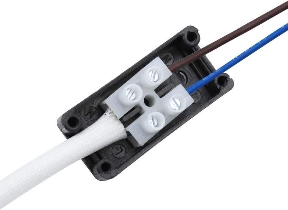 [2558] BlueXP 8 Pack GU10 Lamp Holder 2A 250V GU10 Ceramic Lamp Bases ...