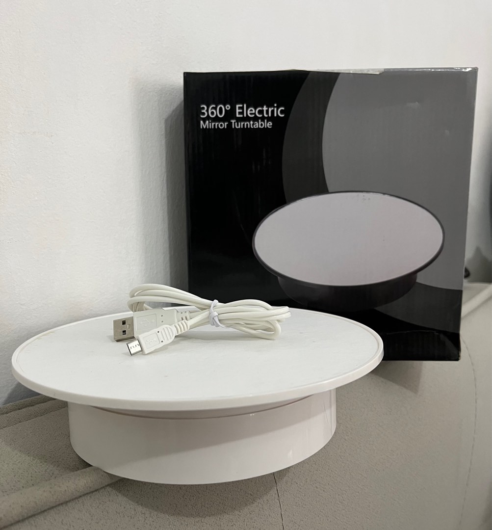 360 degrees Electric Mirror Turntable, Photography, Photography