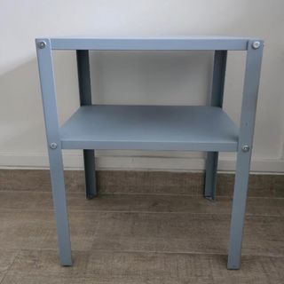 2x IKEA KNARREVIK Bedside table, blue, 37x28 cm