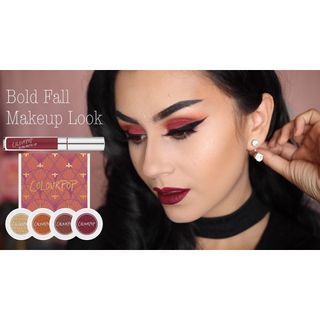 「二手9.9成新」colourpop ZINGARA 組合眼影 酒紅色系 暗黑女王風格 夜店跑趴 女神降臨 黑暗榮耀