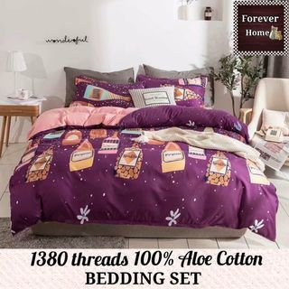🧃全新⬆️升級🆙1380針床單套裝Bedding set🔶️消費券🔶️ - 款式A11