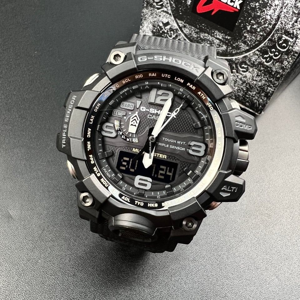 佐敦門市現貨100% 全新Casio G-Shock Mudmaster Basic Black 黑色全黑