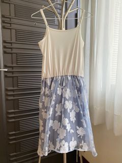 日本購入 水藍色紗裙洋裝