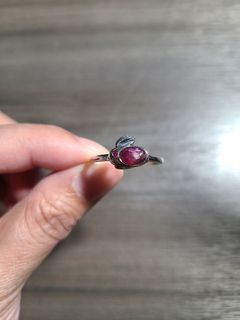 紅寶 小兔 戒指 BL41