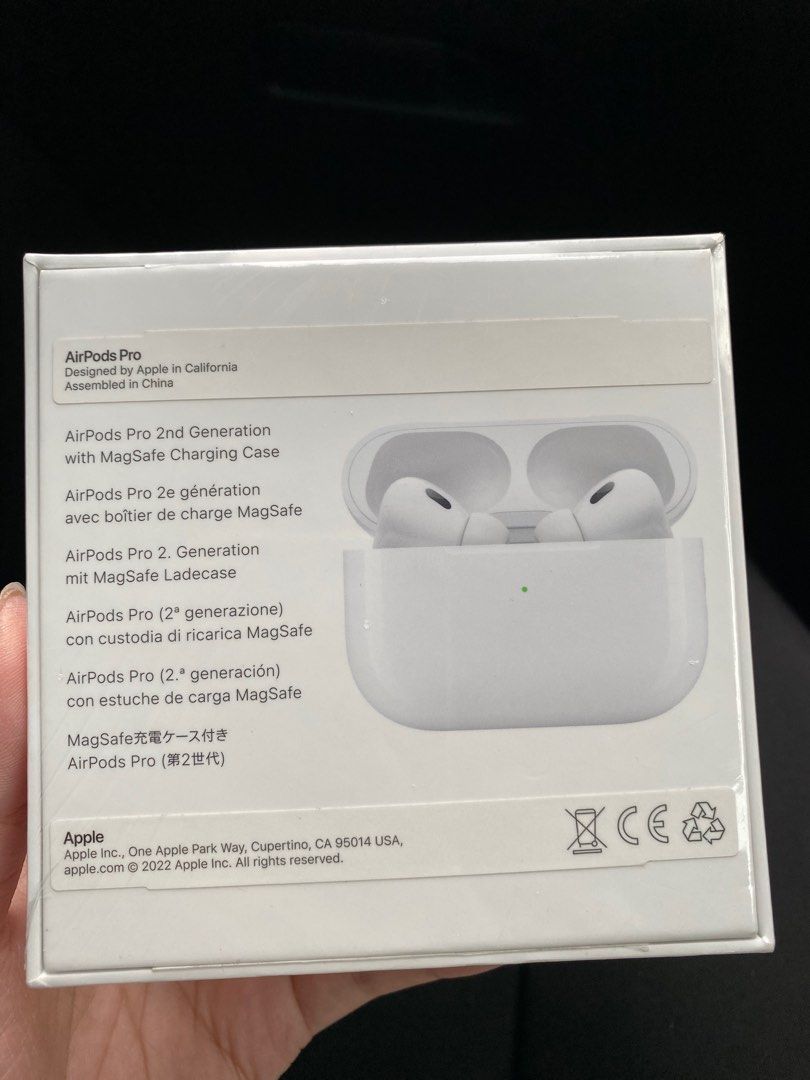 ✨全新未拆封✨ Apple原廠 AirPods Pro (第2代) 無線耳機 MagSafe 充電盒 (MQD83TA/A)-白 AirPods  Pro 2