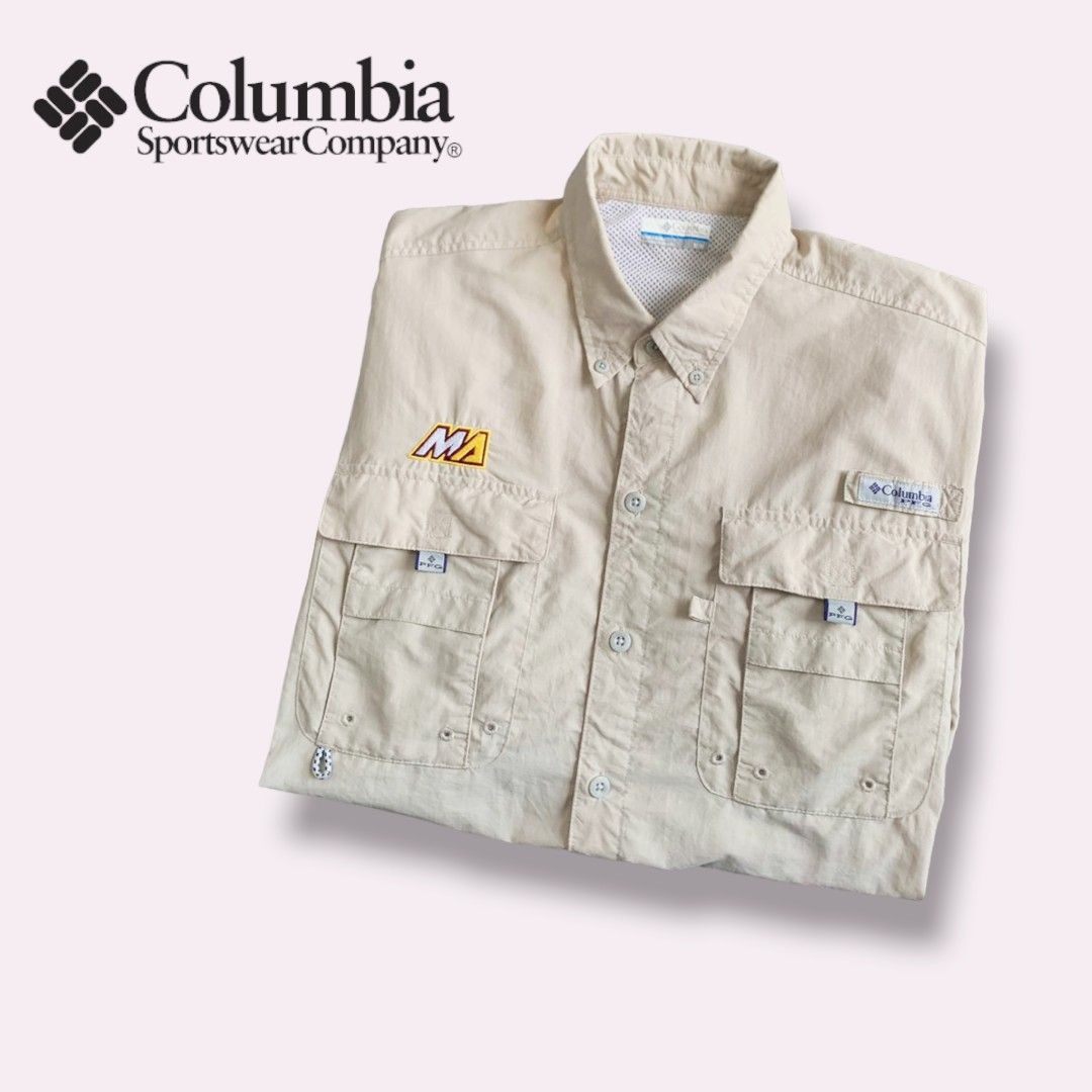Vintage Columbia PFG Fishing Shirt, Men's Fashion, Activewear on Carousell