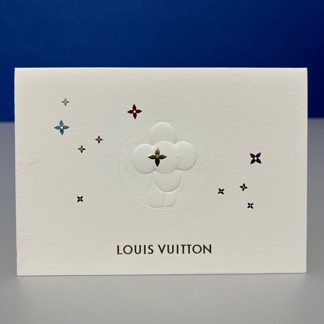 全新LOUIS VUITTON Greeting Card 凸花心意卡咭, 興趣及遊戲, 手作
