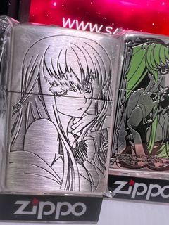 🔥 ZIPPO 🔥2022年12月 日版 《反叛的魯魯修 CODE GEASS》 C.C  GEASS 紀念版 鍍銀打火機