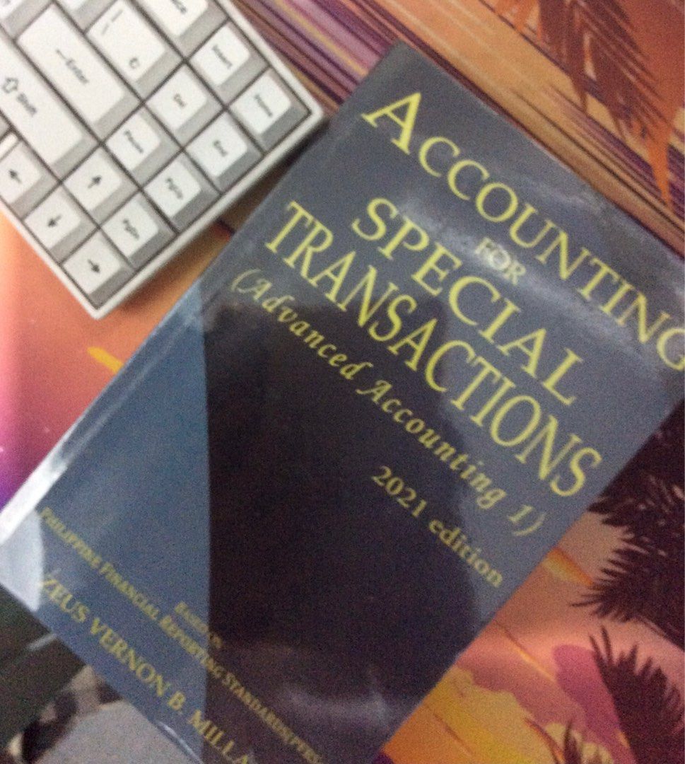 accounting for special transaction 2021 ed. by milan & government