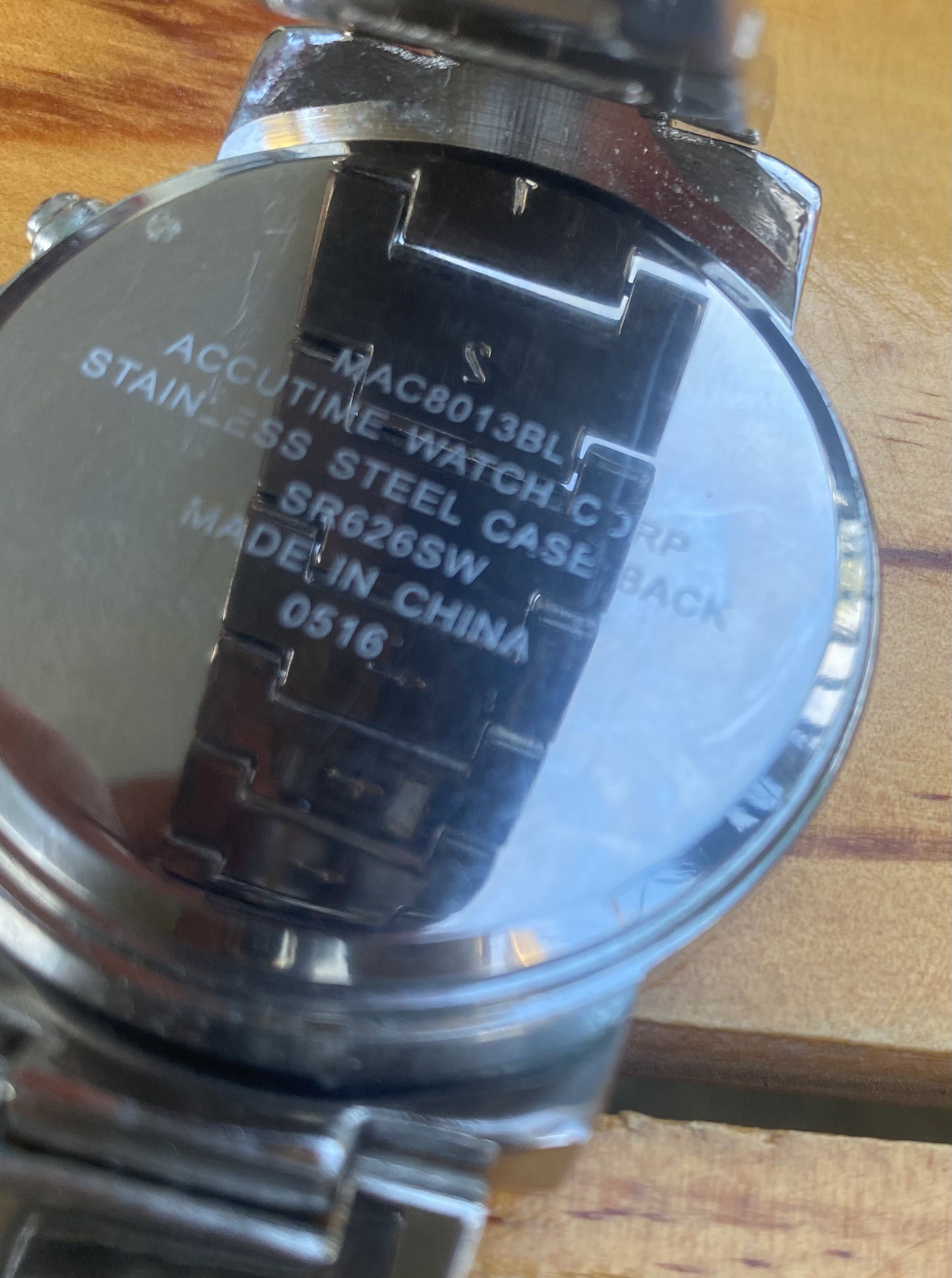 Stainless steel sales case back sr626sw