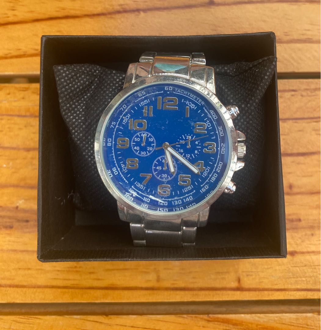 Accutime Watch Corp. SR626SW Silver tone Men s Watch Men s Fashion Watches Accessories Watches on Carousell