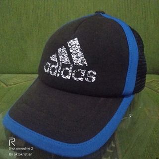 Adidas Balok Trucker Cap Hat Topi Bekas Original
