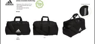 adidas Crestable Duffel Bag brand new