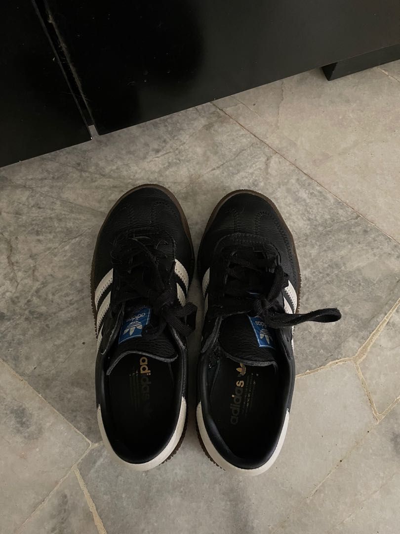Adidas Originals Sambarose in Black US5 Women s Fashion Footwear