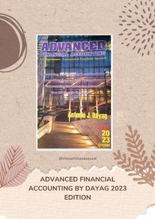 Advanced Financial Accounting 2023 ed