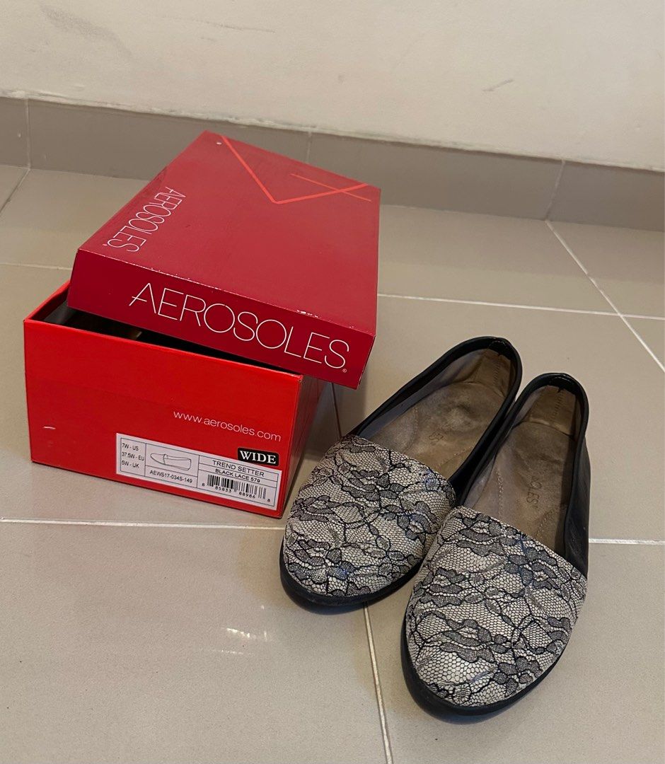 Aerosoles Loafers Shoes US 7 Wide