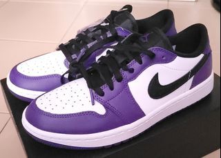Air Jordan 1 Low G Court Purple For Sale! Price Negotiable!