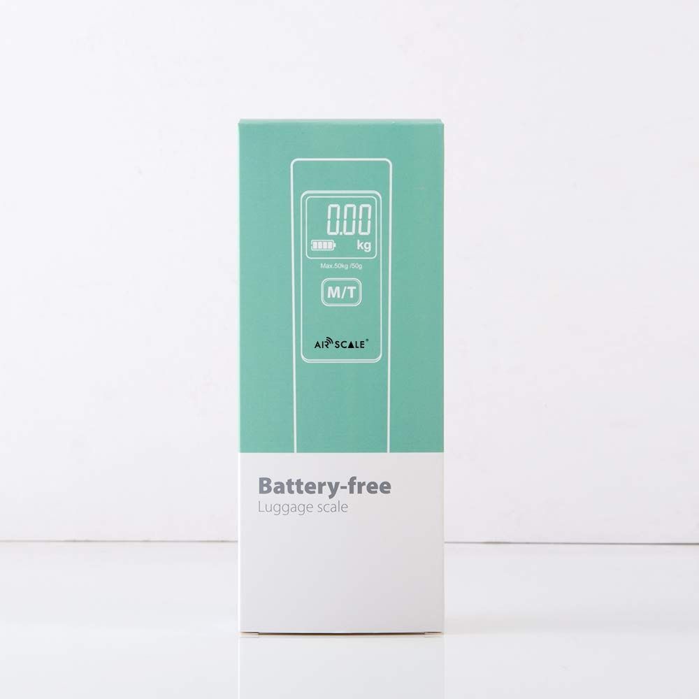 AIRSCALE Luggage Scale BatteryFree No Battery Required Dynamo Baggage