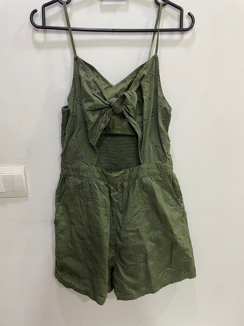 American eagle green romper clearance