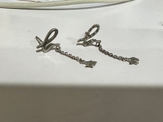 Angesb 正品一對吊墜星星耳環
