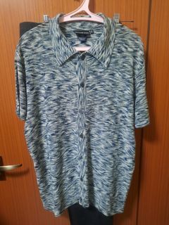 Armand Basi casual shirt, multicolor woven rayon, size XL, "like new" condition, rare!
