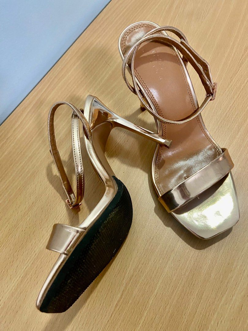 Gold high heels uk on sale