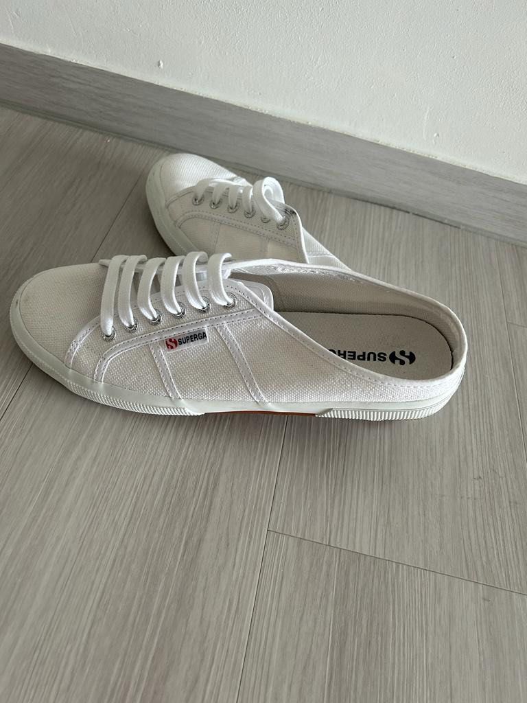 Authentic Superga 2750 Efglu white shoes Men s Fashion Footwear