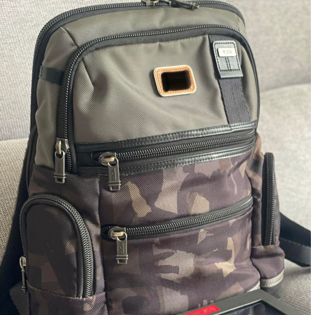 Authentic TUMI Alpha Bravo Knox Camo Backpack, Men's Fashion, Bags