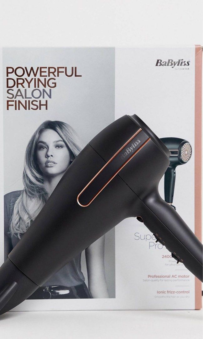 Babyliss super power pro 2400 hair dryer, Beauty & Personal Care, Hair
