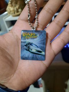 Back to the future key chain