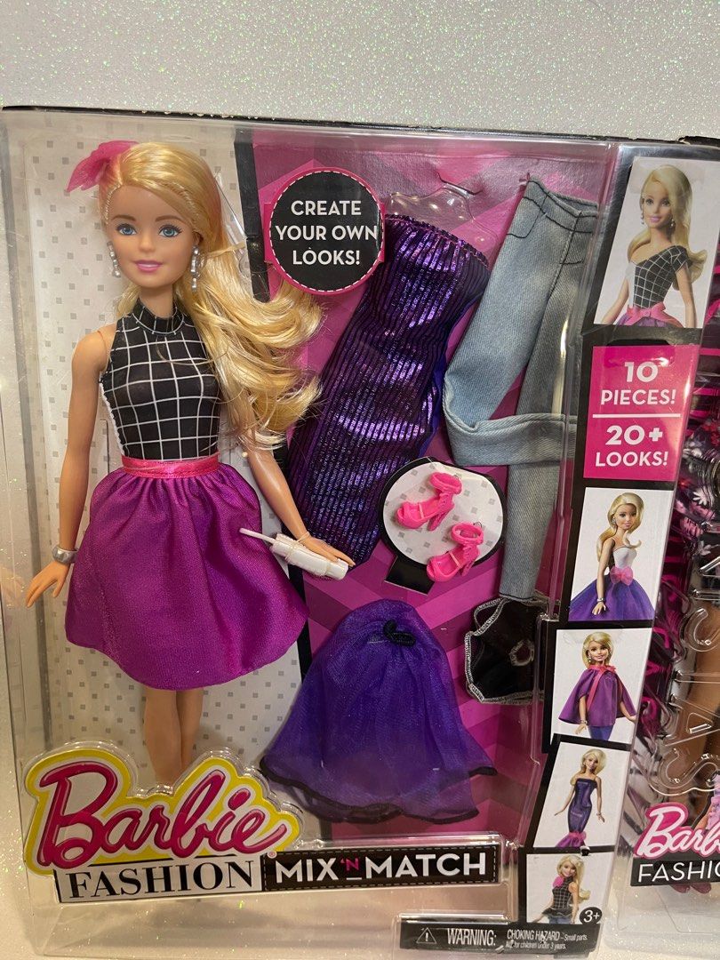 Barbie fashion mix and match hotsell