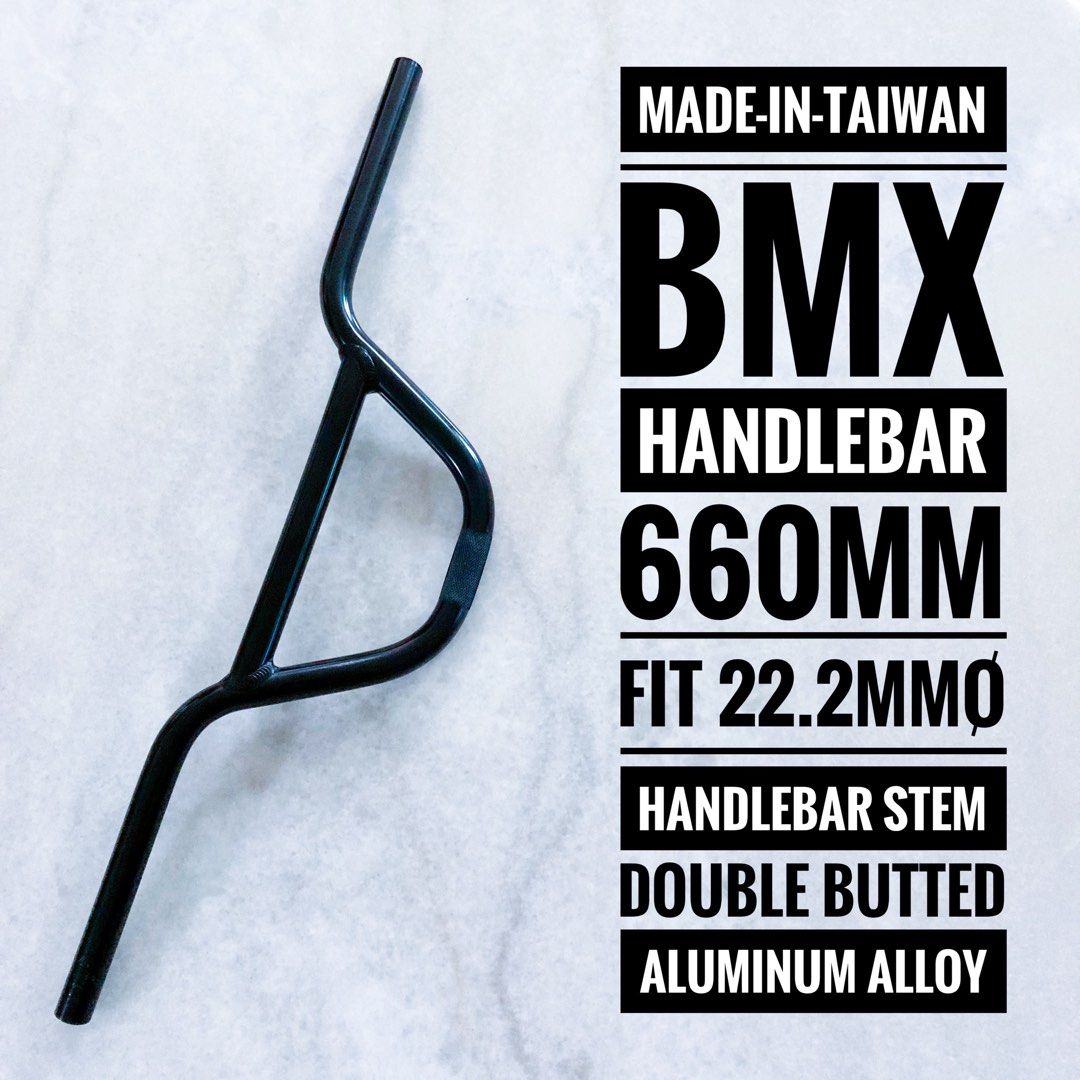 Bicycle Handlebar 660mm BMX Monkey Bar Sports Equipment Bicycles Parts Parts Accessories on Carousell