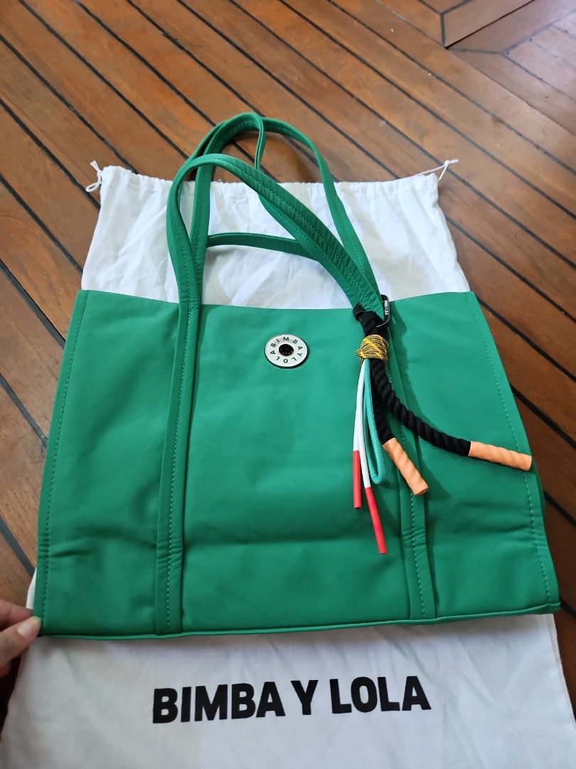 Bimba Y Lola S Tote Bag in Green