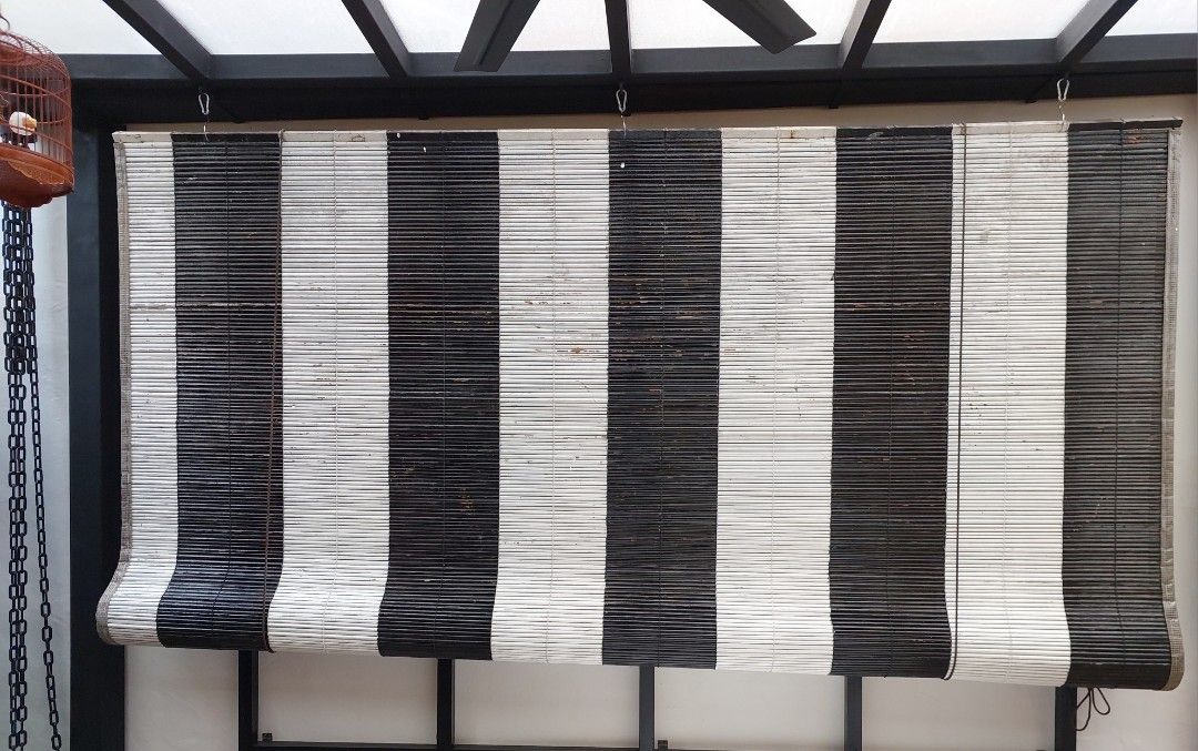 plastic bamboo blinds