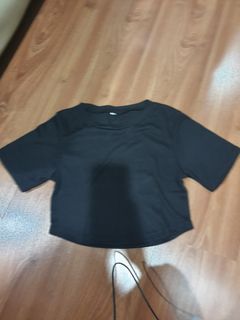 Black Crop Top