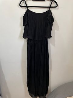 Black maxi dress