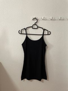 Black sphagetti top