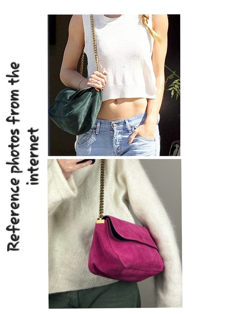 Celine gourmette suede bag online
