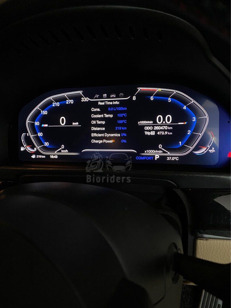 BMW digital speedometer digital cluster digital cockpit X1 F48 F49